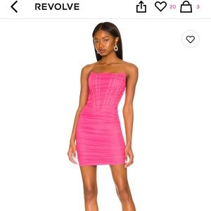 Superdown Sonya bustier mesh dress